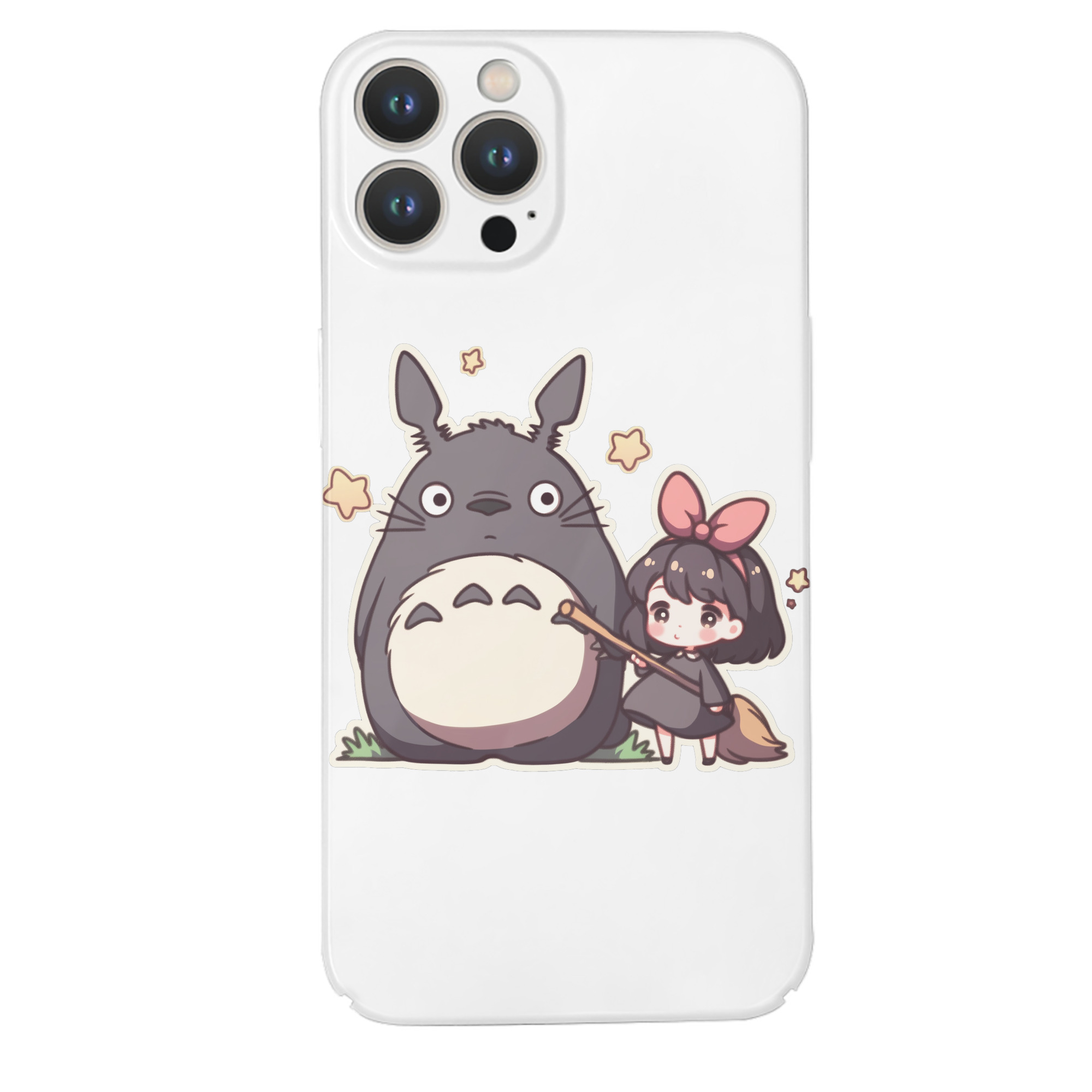（画像用） となりのトトロ 草壁メイ 草壁サツキ My Neighbor Totoro Satsuki Kusakabe Mei Kusakabe 【iPhone 14シリーズ対応】ハードケース